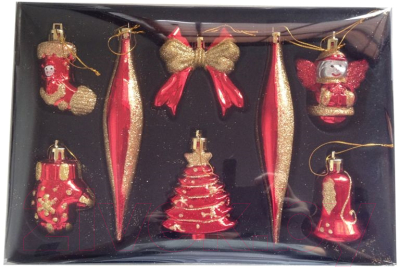 

Набор елочных игрушек Волшебная страна, Красный;золотистый;с рисунком, HD1508-5129S03 / 001382