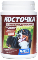

Витамины для животных Агроветзащита, Косточка пивные дрожжи / AB141