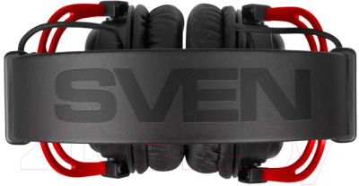 Наушники-гарнитура Sven AP-G1000MV (черный/красный)