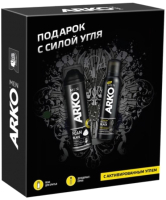 

Набор косметики для лица и тела Arko, Men Black Пена для бритья 200мл+Дезодорант-спрей 150мл