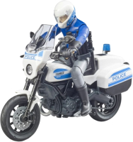 Мотоцикл игрушечный Bruder Scrambler Ducati с фигуркой полицейского / 62-731 - 
