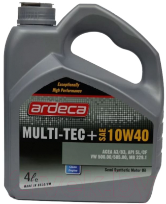 Моторное масло Ardeca Multi-Tec+ 10W40 / ARD010017-004 (4л)
