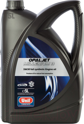 Моторное масло Unil Opaljet Millenium 3 5W30 / 120048/7 (5л)