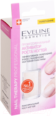 Лак для укрепления ногтей Eveline Cosmetics Nail Therapy Professional активатор роста