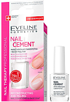 База для лака Eveline Cosmetics Nail Cement Серии Nail Therapy Professional укрепляющ. сыворотка - 