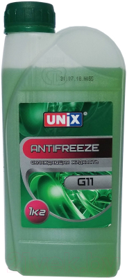 Антифриз Unix G11 -35С (1кг, зеленый)