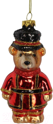 

Елочная игрушка Gisela Graham, Красный;золотистый;черный, Limited London Christmas Медвежонок-лейб-гвардеец / 00593