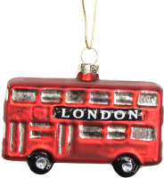 Елочная игрушка Gisela Graham Limited London Christmas Лондонский автобус / 01436 - 