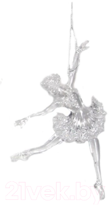 Елочная игрушка Gisela Graham Limited Sleeping Beauty Балерина в белом / 10459-2