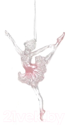 Елочная игрушка Gisela Graham Limited Sleeping Beauty Балерина в розовом / 10459-1