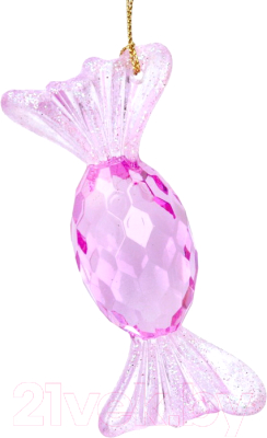 

Елочная игрушка Gisela Graham, Белый;розовый, Limited Sleeping Beauty Леденец розовый 2 / 17376-2