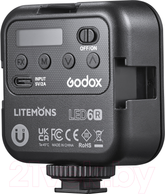 Осветитель студийный Godox Litemons LED6R RGB / 28511