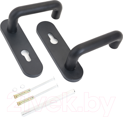 Изображение товара Ручка дверная Аллюр РН-008М (черный)