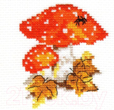 

Набор для вышивания Алиса, Мухоморчики / 0-48