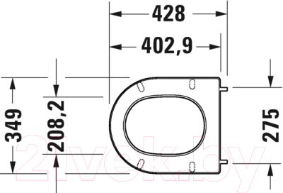 Унитаз подвесной Duravit 45770900A1