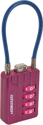 Замок для чемодана Аллюр ВС1КТ-30/3 (H2) Кодовый (розовый)