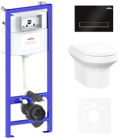 

Унитаз подвесной с инсталляцией Lavinia Boho, Relfix Grance Hill Rimless 87561004