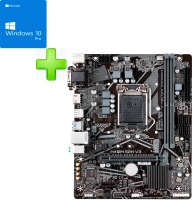 

Материнская плата Gigabyte, H410M S2H V3 + Win 10 Pro