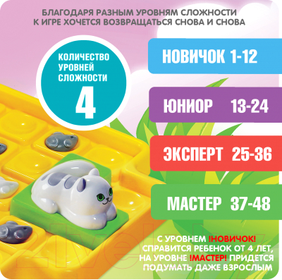 Развивающая игра Bondibon Кошки-мышки. Охота играть / ВВ5076