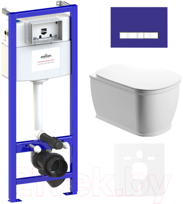 

Унитаз подвесной с инсталляцией Lavinia Boho, Relfix Bell Pro Rimless 75110003