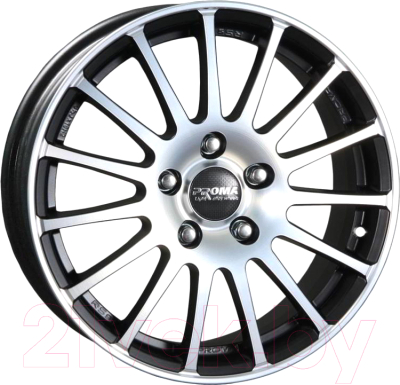 

Литой диск Proma, RSs 16x6.5" 5x108мм DIA 65.1мм ET 47мм Алмаз матовый