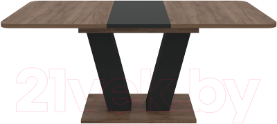Обеденный стол Avanti Берлин раздвижной 136-176x80x75.5 (дуб табачный/графит)