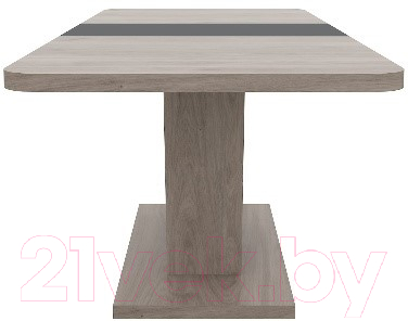 Обеденный стол Avanti Бордо раздвижной 132-172x80x75.5 (дуб серый/графит)