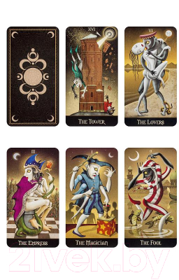 Изображение товара Гадальные карты U.S. Games Systems Deviant Moon Tarot: Borderless Edition / BDM78