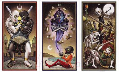 Изображение товара Гадальные карты U.S. Games Systems Deviant Moon Tarot: Borderless Edition / BDM78