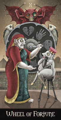 Изображение товара Гадальные карты U.S. Games Systems Deviant Moon Tarot: Borderless Edition / BDM78