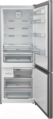 Холодильник с морозильником Korting KNFC 71928 GBR