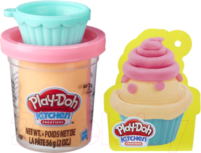 Набор для лепки Hasbro Play-Doh Мини-шедевры Капкейк / E7474EN23