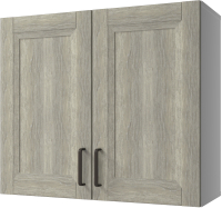 Шкаф навесной для кухни Горизонт Мебель Винтаж 80 (седой 028) - 
