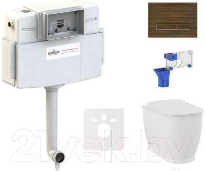 

Унитаз приставной с инсталляцией Lavinia Boho, Relfix Bell Pro 87551001