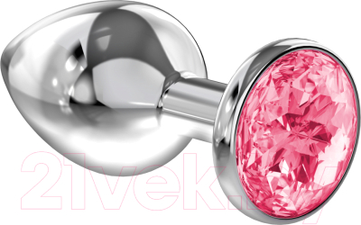 Пробка интимная Lola Games Diamond Pink Sparkle Large / 4010-03Lola (розовый)