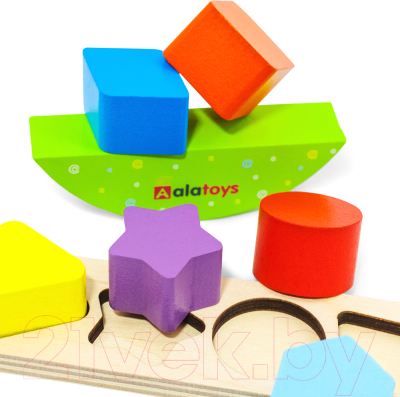 Развивающая игрушка Alatoys Геометрик / БЛ07