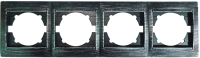Рамка для выключателя TDM Лама SQ1815-0682 (старинное серебро) - 