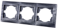 Рамка для выключателя TDM Лама SQ1815-0681 (старинное серебро) - 