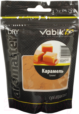 Ароматизатор рыболовный Vabik Aromaster-Dry Карамель / 6511 (100г)