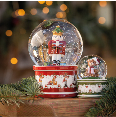 Снежный шар Villeroy & Boch Christmas Toys. Рождественский шар - Медвежонок / 14-8327-6695