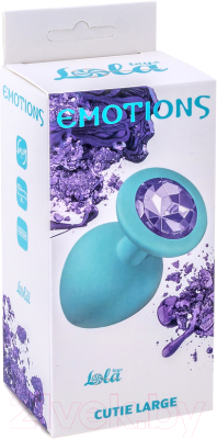 Пробка интимная Lola Games Emotions Cutie Large Turquoise / 4013-04Lola (голубой)