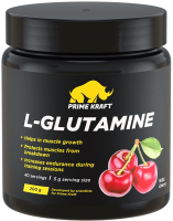 L-глютамин Prime Kraft L-Glutamine (200г, дикая вишня) - 