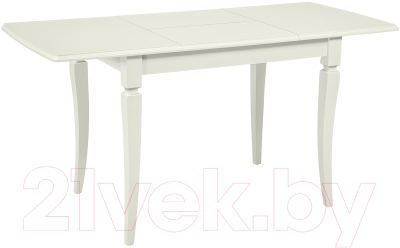 Обеденный стол ТехКомПро Азалия П1000 68x100-150 (бук/тон1/ножка изогнутая)