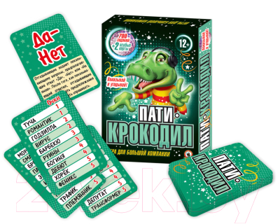 Настольная игра Русский стиль Пати-Крокодил / RS-03722