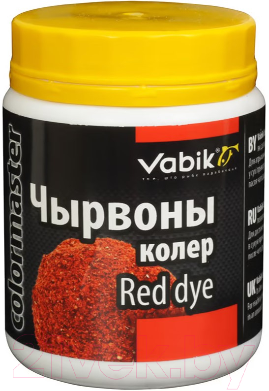 Добавка рыболовная Vabik Colormaster / 1090 (100г, красный)