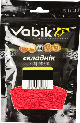 Ароматизатор рыболовный Vabik Печиво флуо красное / 6520 (150г)