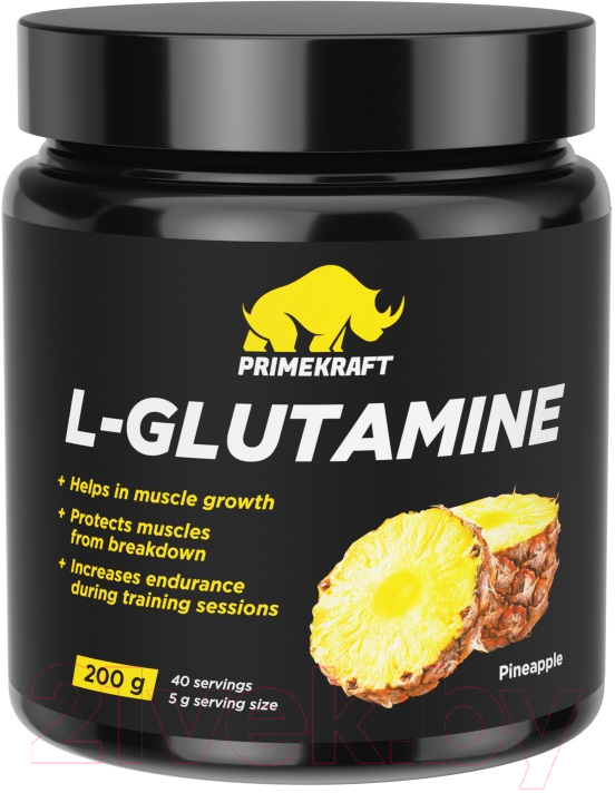 L-глютамин Prime Kraft 200г (ананас)