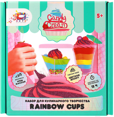 Набор для лепки Candy Cream Rainbow Cups / 75003