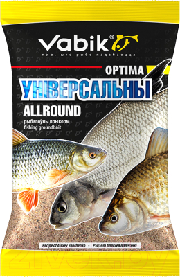 Прикормка рыболовная Vabik Optima Универсальная / 6497 (1кг)