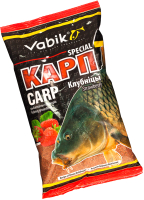Прикормка рыболовная Vabik Special Карп Клубника / 6722 (1кг) - 